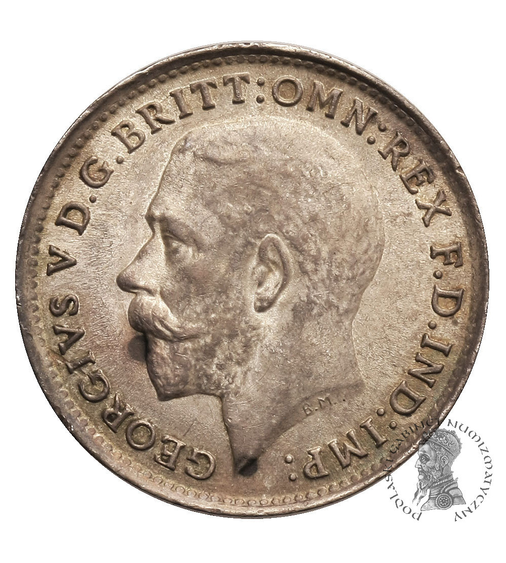 Wielka Brytania, 3 Pensy (Pence) 1919, Jerzy V 1910-1936