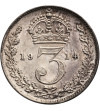 Great Britain, 3 Pence 1914, George V 1910-1936