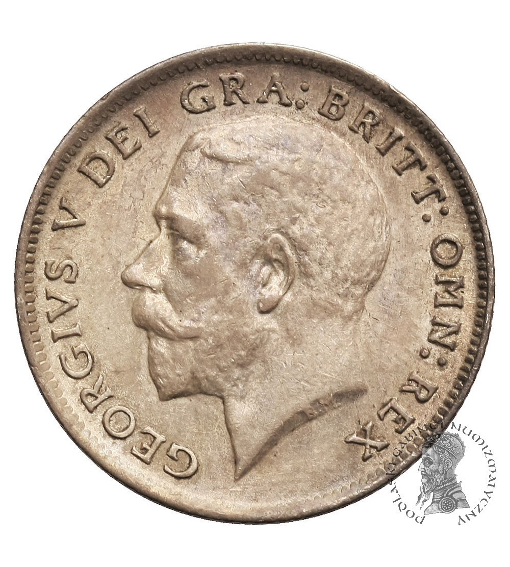 Great Britain, 6 Pence 1913, George V 1910-1936