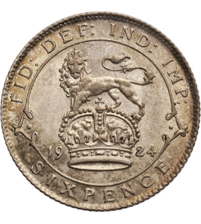 Great Britain, 6 Pence 1924, George V 1910-1936