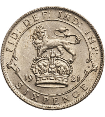 Great Britain, 6 Pence 1921, George V 1910-1936