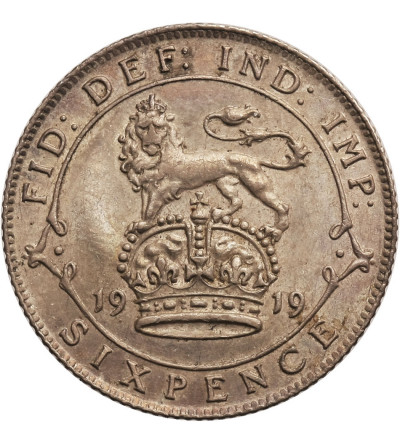 Great Britain, 6 Pence 1919, George V 1910-1936