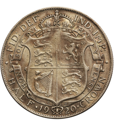 Wielka Brytania, 1/2 korony 1920, Jerzy V 1910-1936