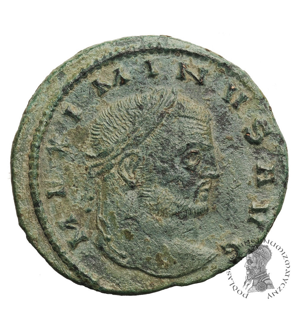 Rzym Cesarstwo. Maximin Daja 305-313 AD. AE Folis ok. 310-311 AD, Thessalonica (Saloniki)