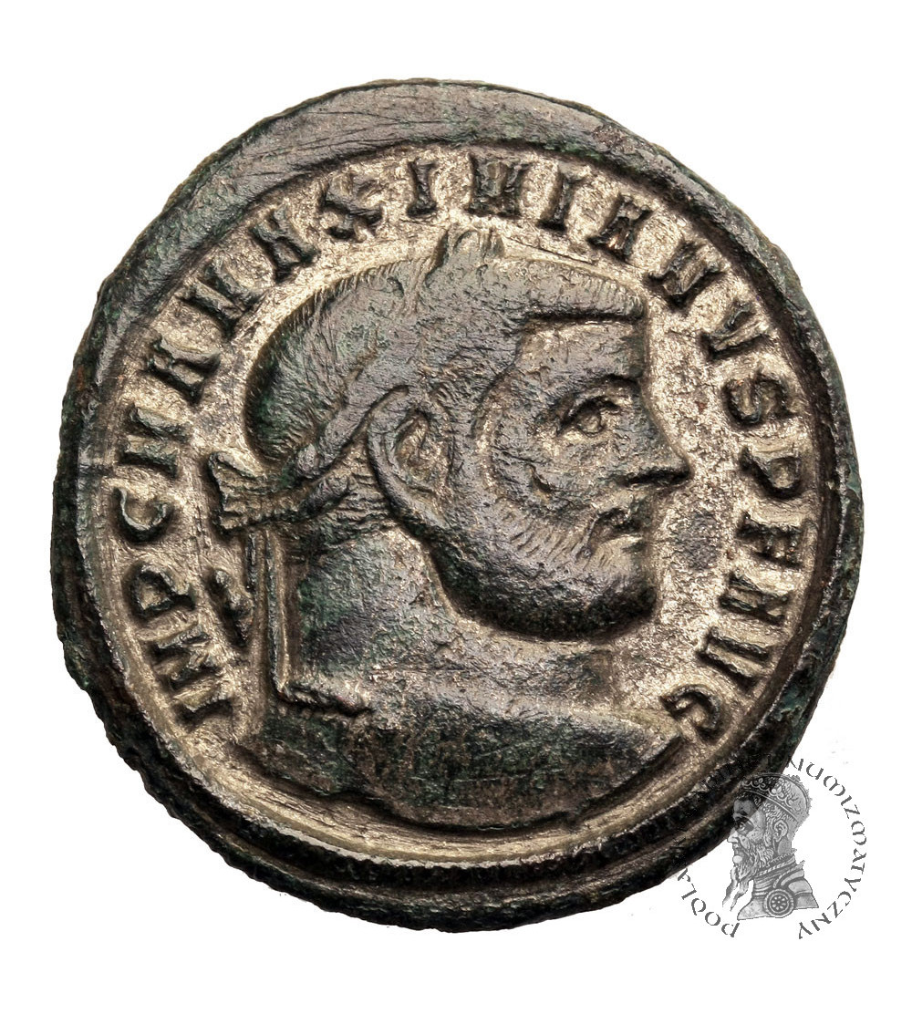 Rzym Cesarstwo. Maksymian (Maximianus Herculius) 285-308,310 AD. AE Folis ok. 298-299 AD, Thessalonica (Saloniki)