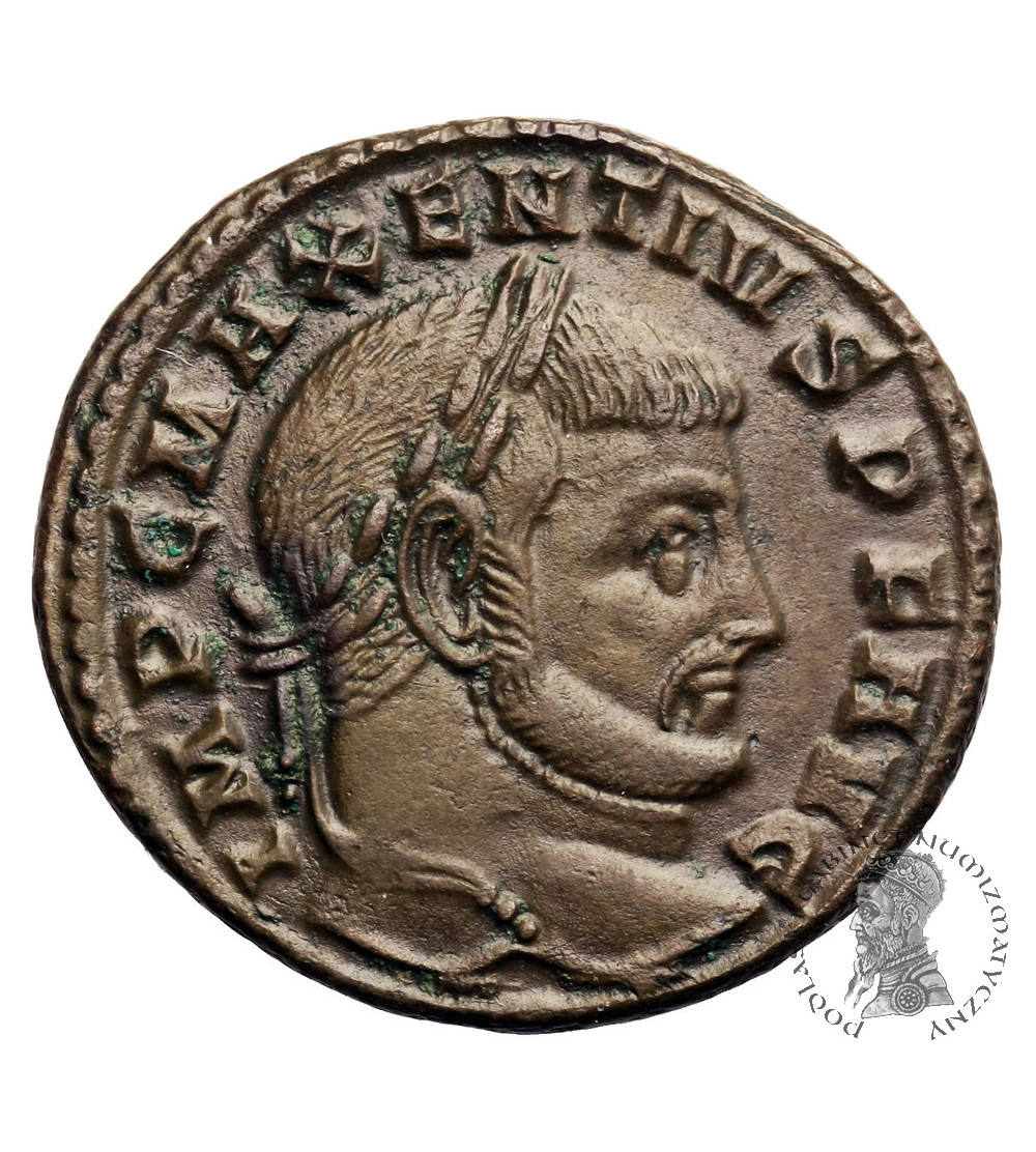 Roman Empire. Maxentius 307-312 AD. AE Follis 307 AD, Aquileia mint