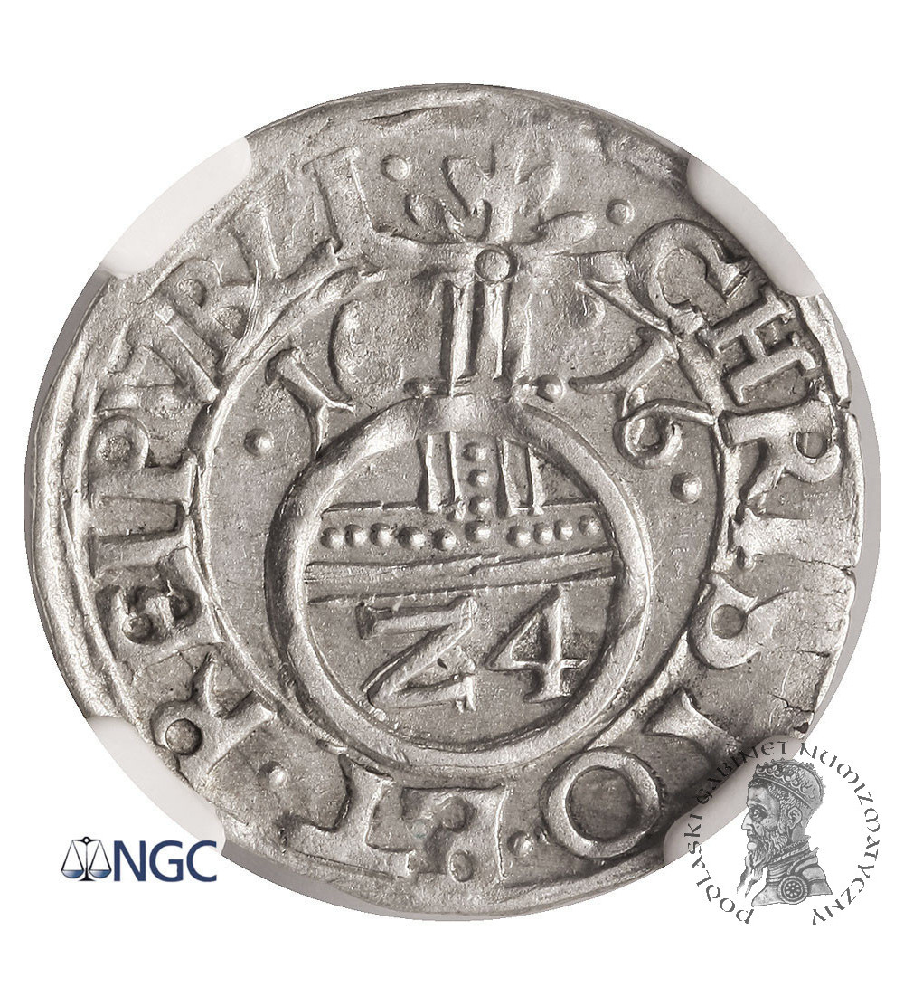 Pomorze, Filip II 1606-1618. Grosz (1/24 talara) 1616, Szczecin - NGC MS 62