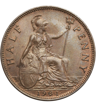 Wielka Brytania, 1/2 Penny 1931, Jerzy V 1910-1936