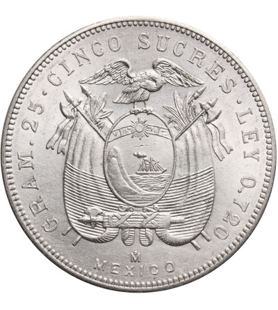 Ecuador, 5 Sucre 1944 M