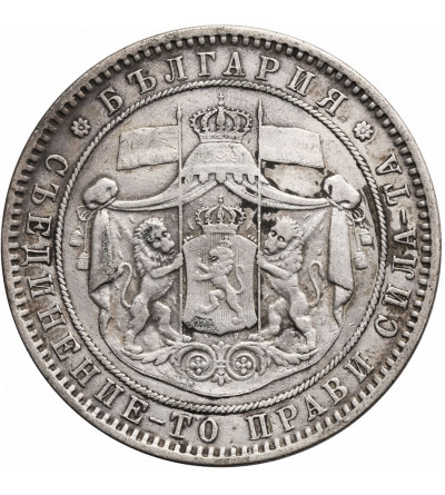 Bulgaria, 5 Leva 1885, Alexander I 1879-1886