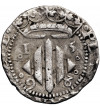 Spain. Catalonia, Phillipe II 1555-1598. 2 Sol (2 Sueldos) 1598, Perpignan
