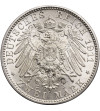 Niemcy - Bawaria, 2 marki 1911 D, 90 urodziny księcia regenta Luipolda