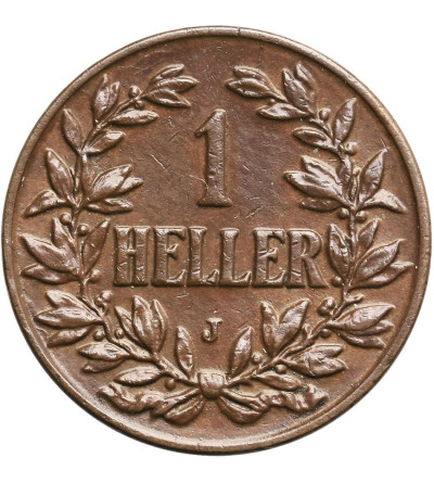 Niemiecka Afryka Wschodnia, 1 Heller 1908 J, Wilhelm II