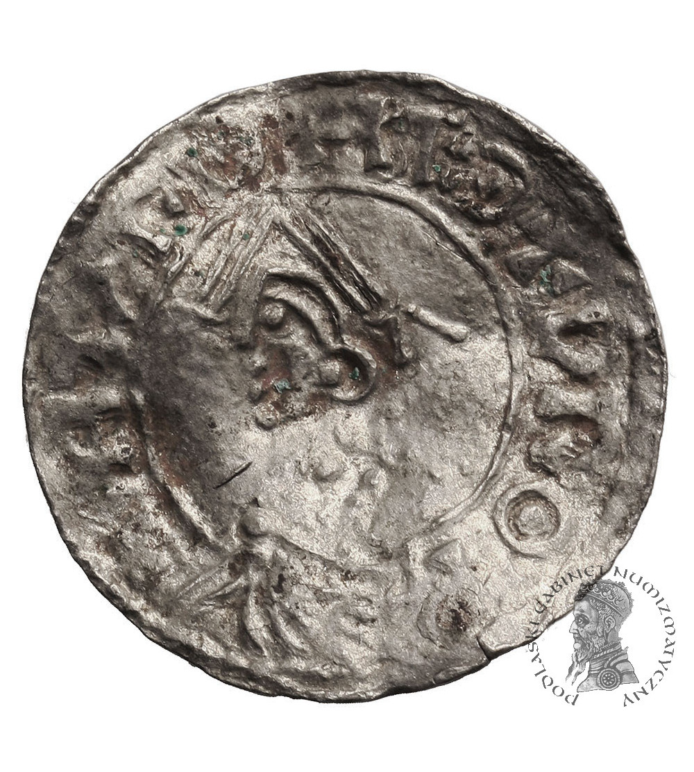 Dania, (czasy wikingów). Naśladownictwo denara typu Pointed Helmet, po 1024 AD