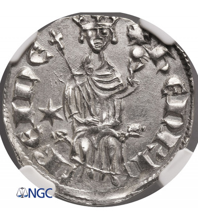 Crusaders, Lusignan Kingdom of Cyprus (1192-1489 AD). Gros grand ND, Henry II (1285–1324 AD) - NGC MS 64