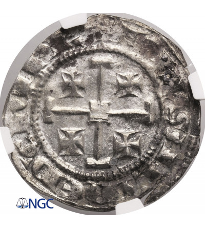 Crusaders, Lusignan Kingdom of Cyprus (1192-1489 AD). Gros grand ND, Henry II (1285–1324 AD) - NGC MS 62