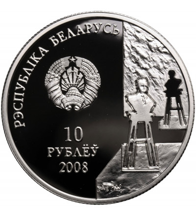 Belarus, 10 Roubles 2008, Zair Azgur - Proof