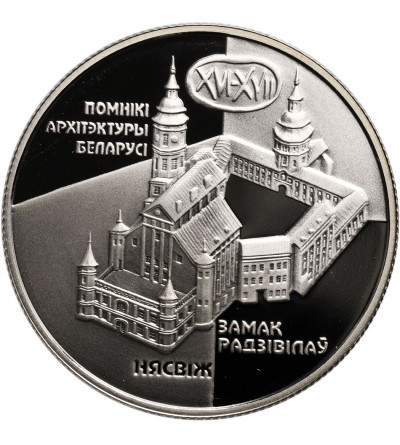 Białoruś, 1 rubel 2004, Zamek Radziwiłłów w Nieświeżu - Prooflike