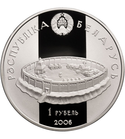 Białoruś, 1 rubel 2006, Rogwołod Połocki i Regneda - Prooflike