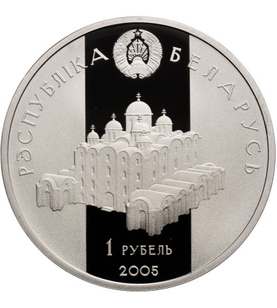 Białoruś, 1 rubel 2005, Wsiesław Połocki - Prooflike
