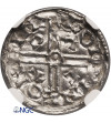 Anglia. Edward the Confessor (Wyznawca) 1042-1066 AD. Denar (Penny), typu PACX, mennica Winchester / Godwine - NGC MS 62