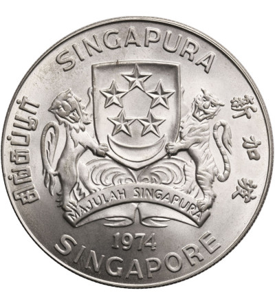 Singapur, 10 dolarów 1974, jastrząb