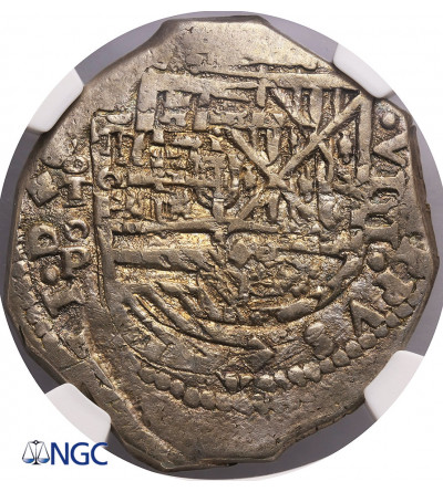 Hiszpania, 8 Reali 1640 To P, Toledo, Filip IV 1621-1665, NGC XF 45