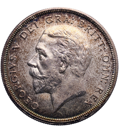 Wielka Brytania, 1 korona 1927, Jerzy V - Proof, NGC PF 65