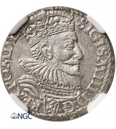 Poland, Zygmunt III Waza. Trojak (3 Grosze) 1594, Malbork (Marienburg) mint - NGC MS 63