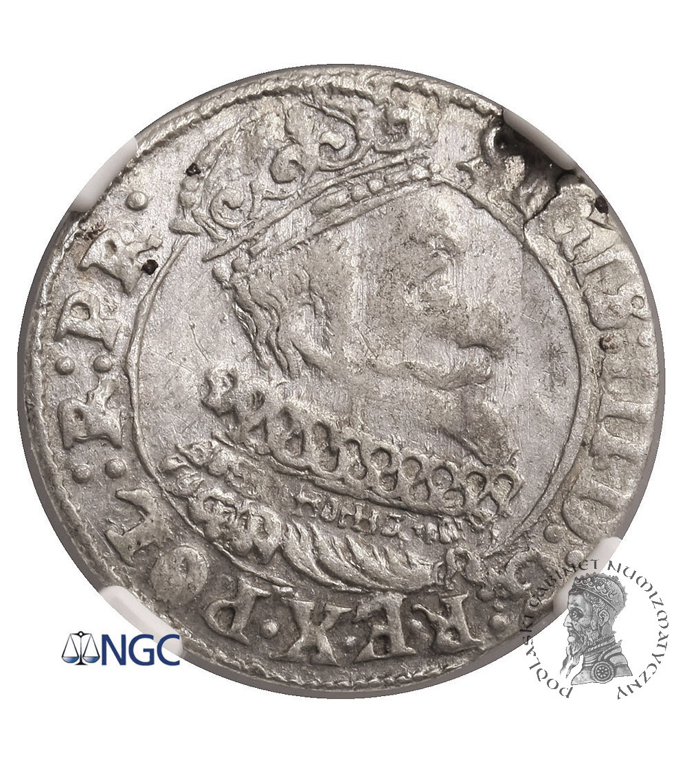 Polska, Zygmunt III Waza 1587-1632. Grosz 1626, Gdańsk - NGC AU 55