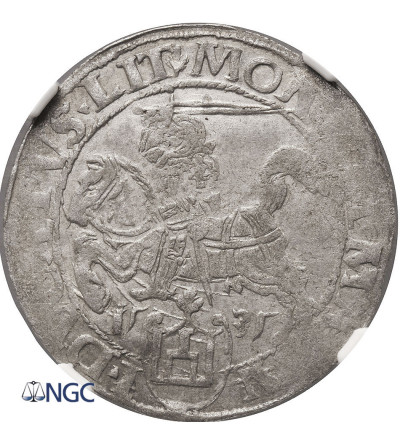 Polska. Zygmunt I Stary 1506-1548. Grosz litewski 1535 N, Wilno - NGC AU Details