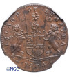 Netherlands East Indies, Keping AH 1219 / 1804 AD, Sumatra (Singapore Merchants) NGC AU 58 BN