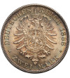 Germany - Württemberg, 2 Mark 1888 F, Karl 1874-1891