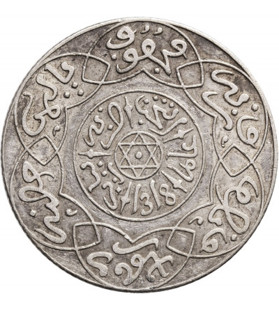 Maroko, 2 1/2 Dirhams AH 1318 / 1900 AH, Paryż, Abd al-Aziz 1894-1908 AD