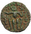 Sri Lanka (Ceylon). Kingdom of Polonnaruwa 1056–1236 AD. AE 1/8 massa, Parakrama Bahu 1153-1186 AD
