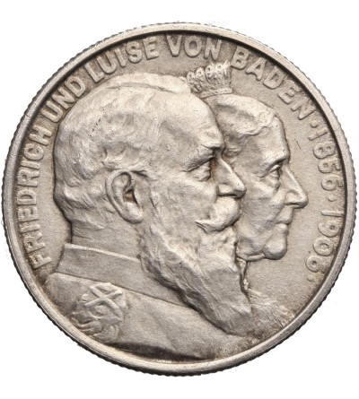 Niemcy, Badenia. 2 marki 1906, Złote Gody