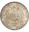Germany, Würtemberg. 3 Mark 1909 F, Wilhelm II