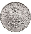 Germany, Hamburg. 3 Mark 1909 J
