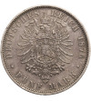 Niemcy, Wirtembergia. 5 marek 1876 F, Karl 1864-1891