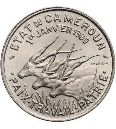Cameroon, Republic. 50 Francs 1960