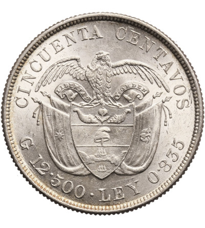 Colombia, 50 Centavos 1892, 400th Anniversary of Columbu's Discavery of America