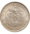 Kolumbia, 50 Centavos 1933 B, Simon Bolivar