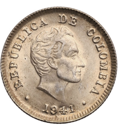 Colombia, 10 Centavos 1941, Simon Bolivar