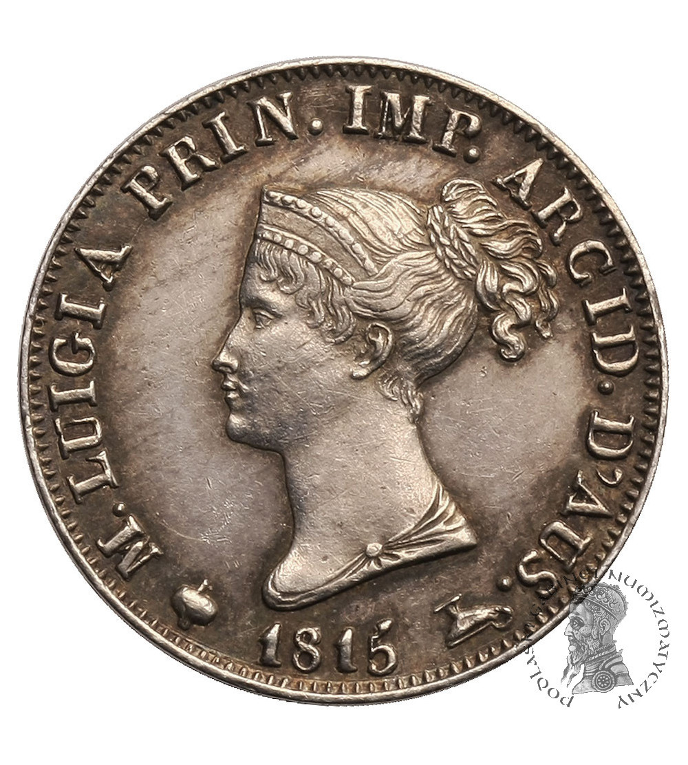 Włochy, Parma. 5 Soldi 1815, księżna Maria Luigia 1815-1847