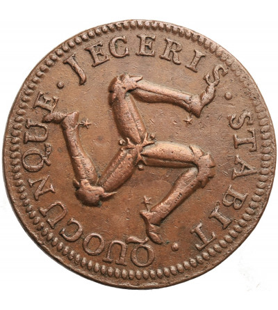 Wyspa Man. 1/2 Penny 1758, James Murray - Duke of Atholl, 1736-1765