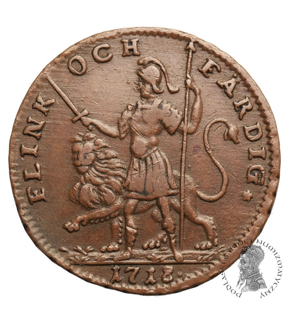 Sweden, Carl XII 1697-1718. Daler 1718, Flink och Färdig (Agile and Ready)