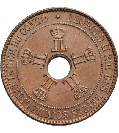 Belgian Congo, 10 Centimes 1888 LW