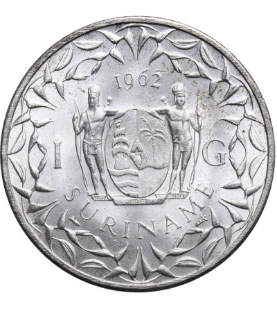 Suriname, 1 Gulden 1962, Juliana