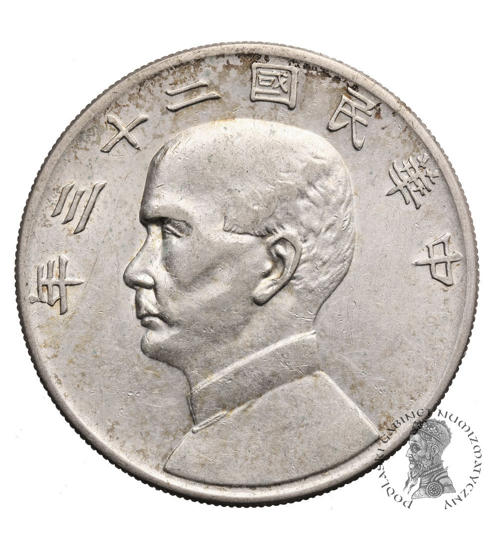 Chiny Republika, 1 dolar rok 23 (1934), Dżonka