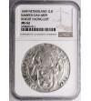 Niderlandy, Kampen (Campen). Talar lewkowy (Leeuwendaalder / Lion Daalder) 1649 - NGC MS 62